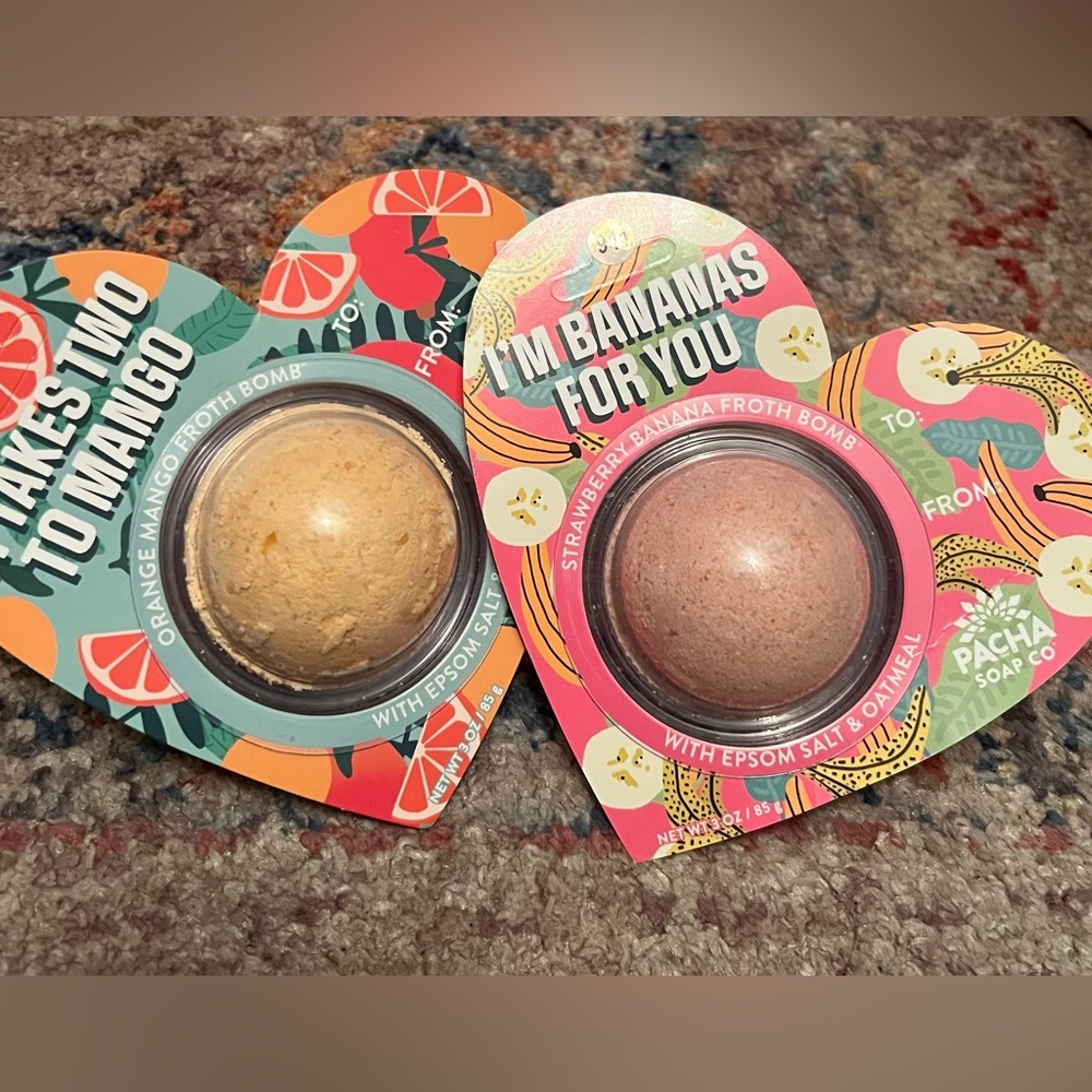 5 for 25 /Pacha Soap Co. Bath Bombs SOLD AT WHOLE FOODS:)